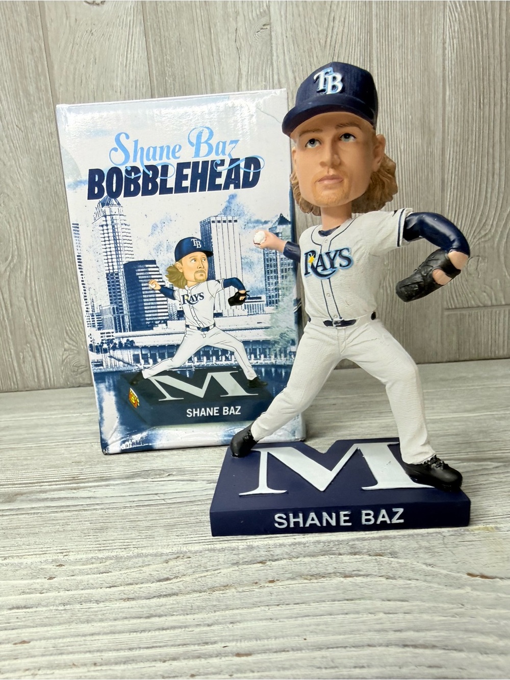 Shane Baz Tampa Bay Rays Bobblehead SGA 6/19/2025 decoration figurine statue